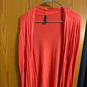 Pink lightweight cardigan size lg